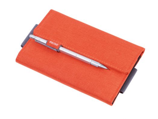 Калъф за документи Troika Reisebüro, оранжев