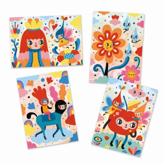 Комплект за рисуване с пясък Djeco