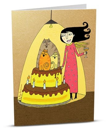 iGreet Картичка - Happy Meowday