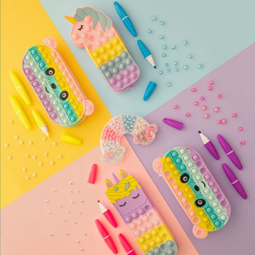 Силиконов несесер Miquelrius Back2Fun Pop It, лилав