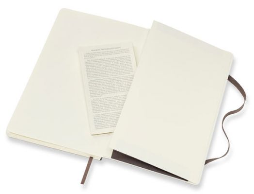 Класически кафяв тефтер Moleskine Classic Earth Brown с твърди корици и линирани страници