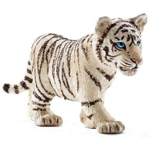 Фигурка Schleich: Бял тигър, бебе