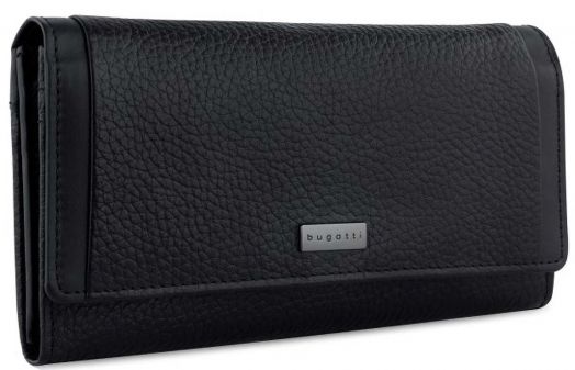 Дамски портфейл Bugatti Sina Long, черен