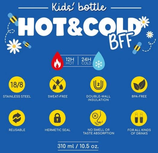 Детска термобутилка Legami - Teddy Bear