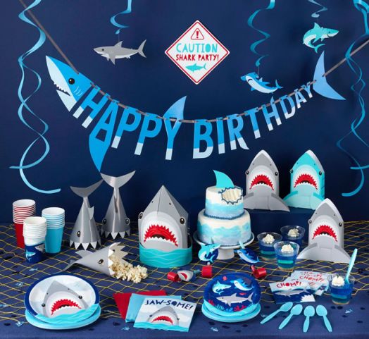 Чинийки Creative Party - Shark Party, 18 см.