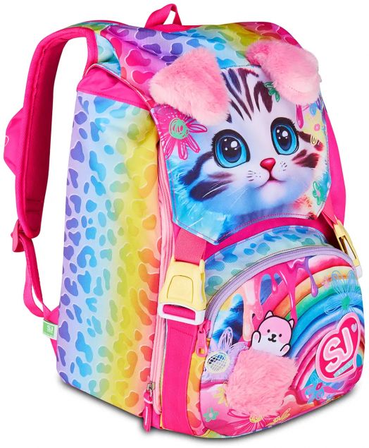 Ученическа раница Seven SJ Gang Cat & Air с две отделения
