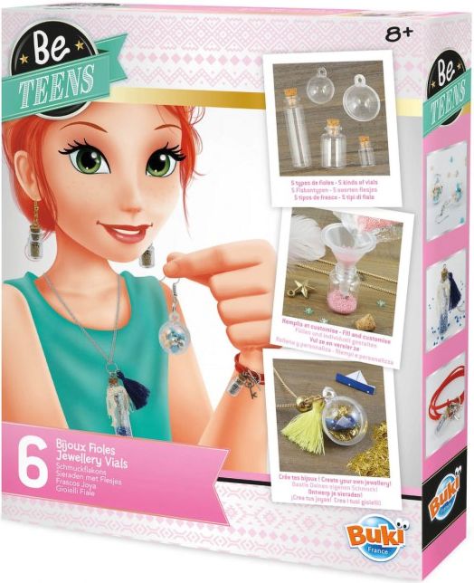 Творчески комплект Buki Be Teens - Направи сам бижута с епруветки