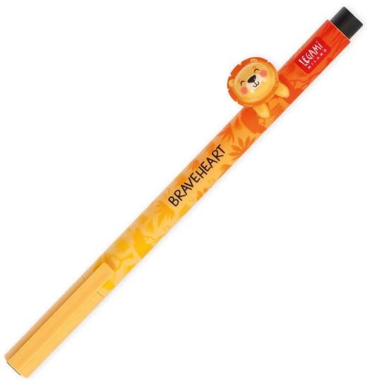 Гел химикалка с животинче Legami - Lion