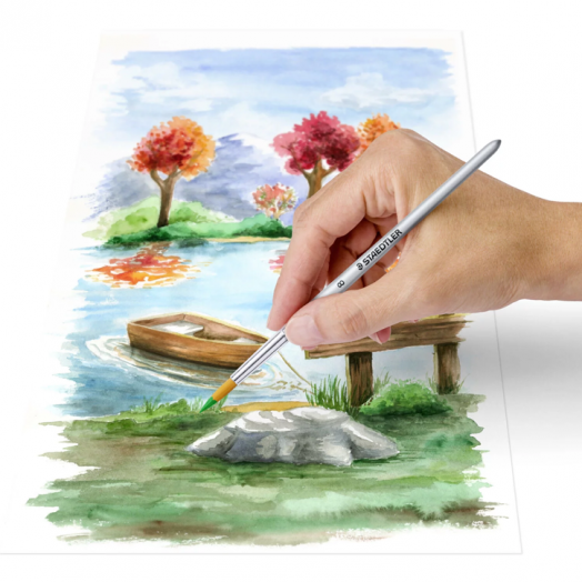 Комплект акварелни бои Staedtler Design Journey, 12 цвята