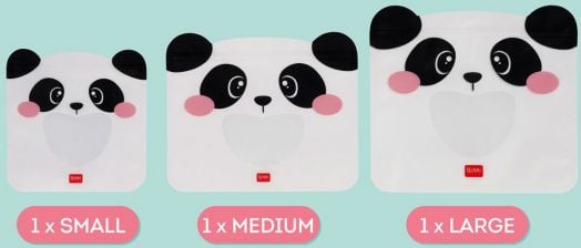 Комплект пликчета за сандвичи Legami - Panda