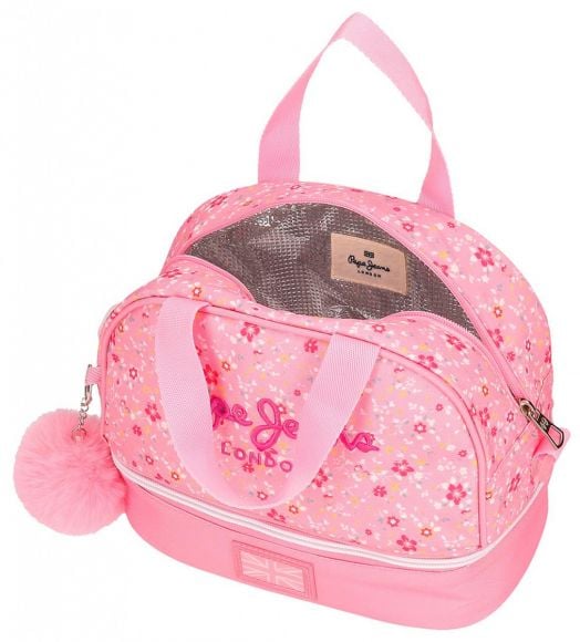 Хоризонтална чанта за обяд Pepe Jeans Alenka Pink