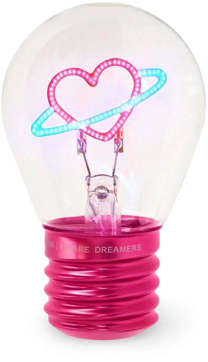 Лампа крушка Legami Bulb Fiction - Planet heart