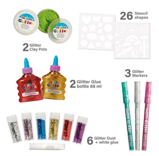 Комплект Carioca Glitter