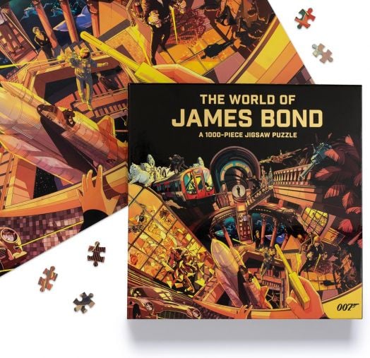 Пъзел Laurence King: The World of James Bond, 1000 части