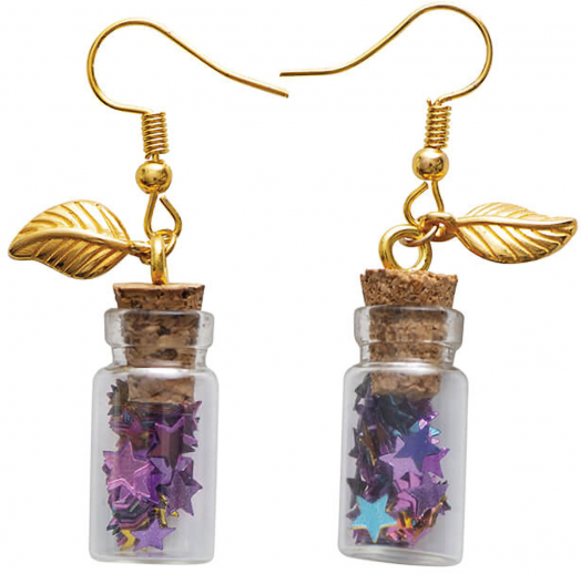 Творчески комплект Janod - 4 бижута с флаконче вълшебен прашец