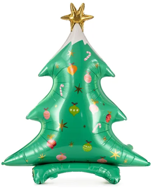 Коледен фолиев балон PartyDeco - Елха