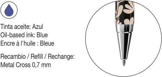 Химикалка Miquelrius White Flowers