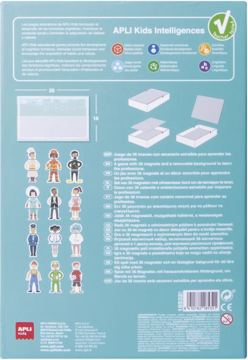 Детска магнитна игра Apli Kids - Професиите