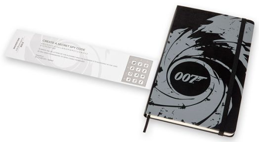 Класически тефтер Moleskine Limited Editions 007 Black с твърди корици и линирани страници