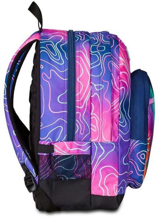 Ученическа раница Seven Freethink Mapset Girl с две отделения и USB порт