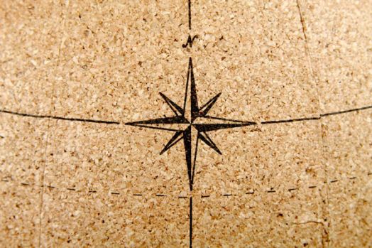 Корков глобус Suck UK, 25 см.