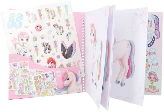 Книжка със стикери Ylvi - Облечи ме, Еднорог