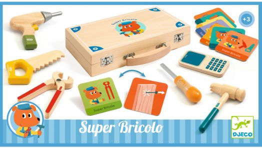 Дървено куфарче с инструменти Djeco