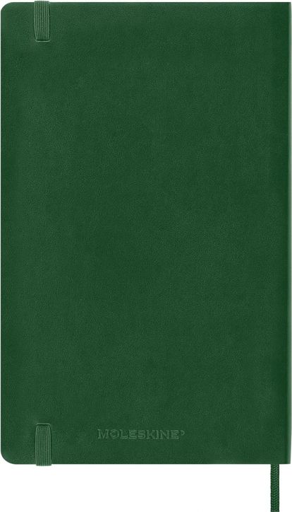 Класически тефтер Moleskine Classic Myrtle Green с меки корици и страници на точки