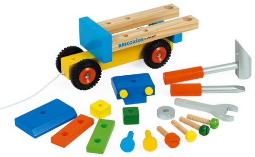 Дървена играчка Janod - Сглоби си сам камионче