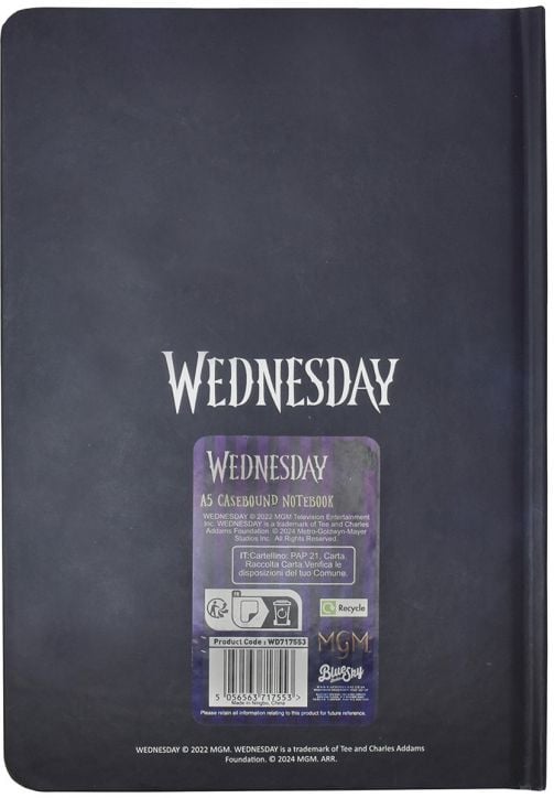 Тефтер Blue Sky - What would Wednesday do?