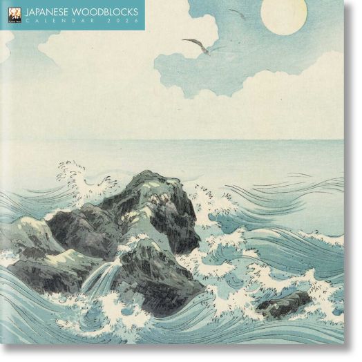 Стенен календар Japanese Woodblocks, 2026 година