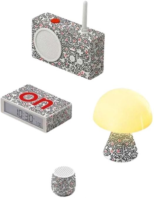 Комплект Lexon x Keith Haring, Love White