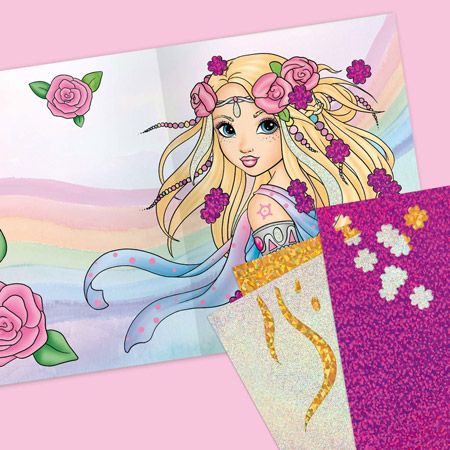 Книжка  със стикери Top Model - Fantasy Foils