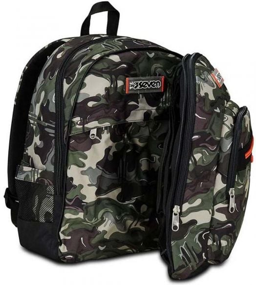 Ученическа раница Seven Advance Detach Camo с две отделения