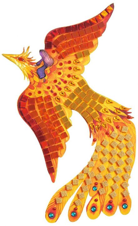 Творчески комплект Djeco: Мозайка Митични създания