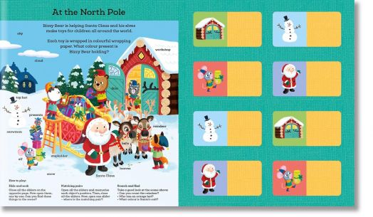 Bizzy Bear: My First Memory Game Book Christmas