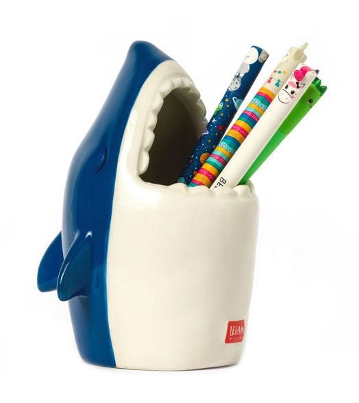 Керамичен моливник Legami - Shark