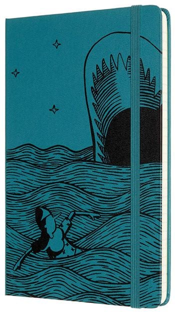 Класически тефтер Moleskine Pinocchio The Dogfish с твърди корици и линирани страници