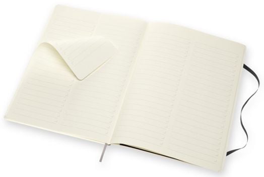 Черен тефтер Moleskine Pro Collection A4 Black с меки корици