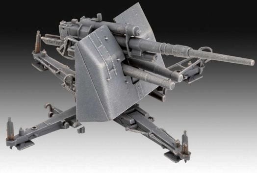 Сглобяем модел Revell - Зенитно оръдие 8,8 cm Flak 37 + Sd.Anh.202