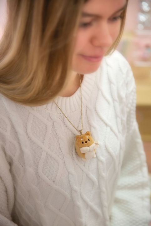 Плюшена играчка Nici Mymochi Minis - Куче Hiro, 5 см.