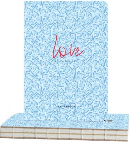 Скицник Drasca Million hearts А5, 112 листа