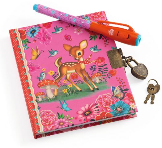 Таен дневник с магическа химикалка Djeco - Fiona