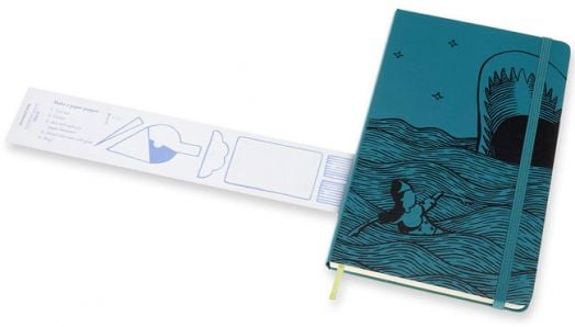 Класически тефтер Moleskine Pinocchio The Dogfish с твърди корици и линирани страници