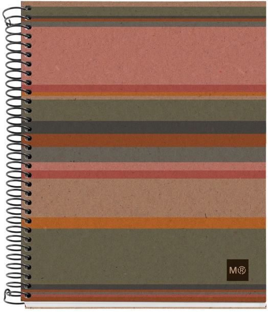 Тетрадка Miquelrius Recycled Ecolines А5 със спирала, 120 нелинирани листа