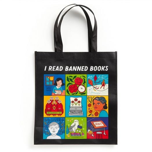 Чанта за пазаруване Galison I Read Banned Books