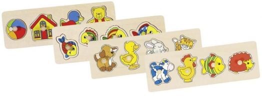 Пъзел с дръжки Goki, асортимент