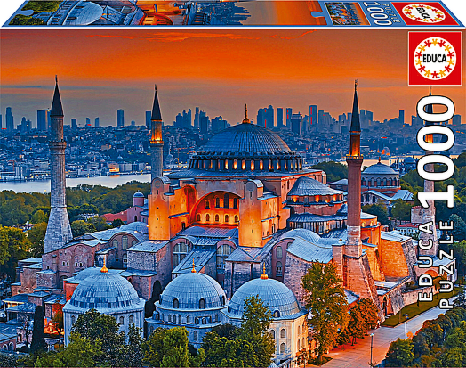 Пъзел Educa: Света София, Истанбул, 1000 части