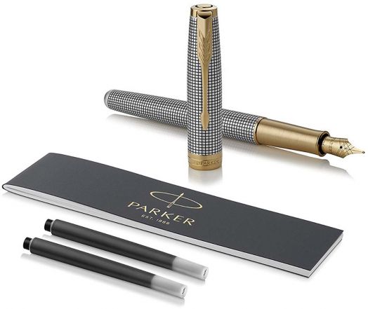 Писалка Parker Royal Sonnet Chiselled Silver GT