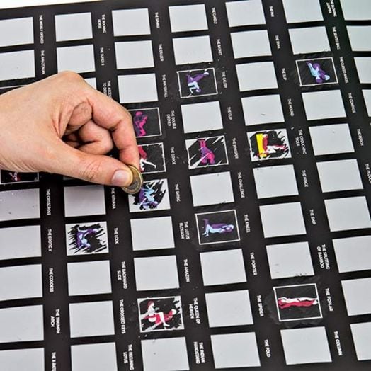 Скреч постер Gift Republic - Кама Сутра